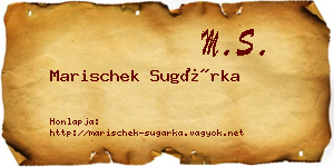 Marischek Sugárka névjegykártya